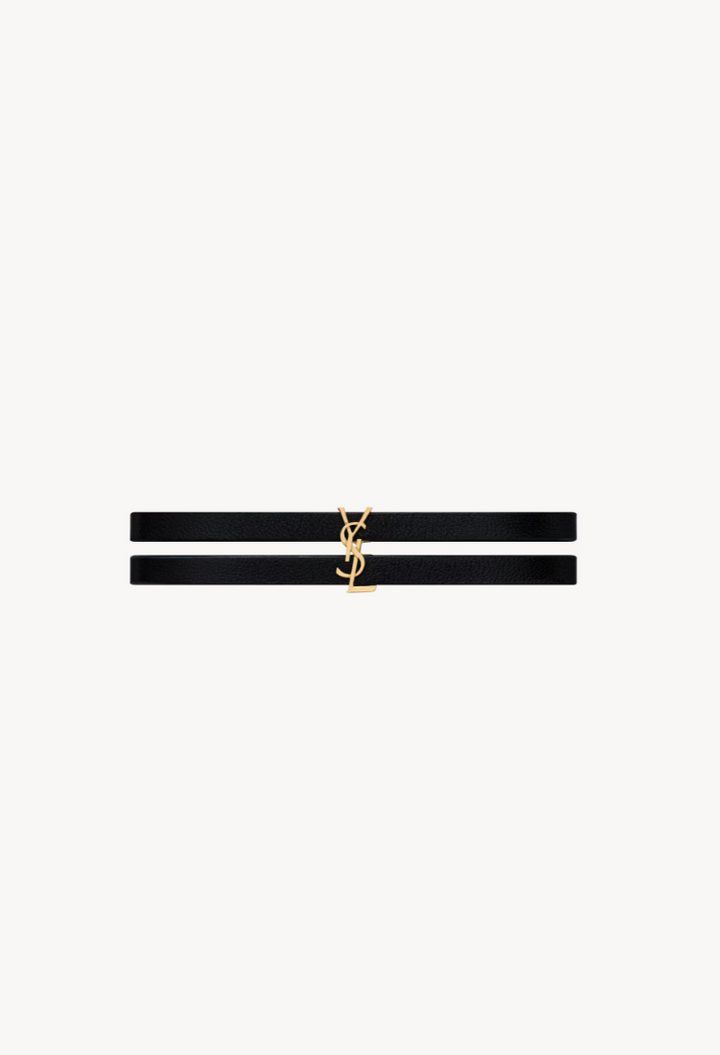 SAINT LAURENT - BRACELET CASSANDRE DOUBLE