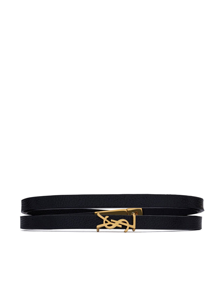 SAINT LAURENT - BRACELET CASSANDRE DOUBLE TOUR