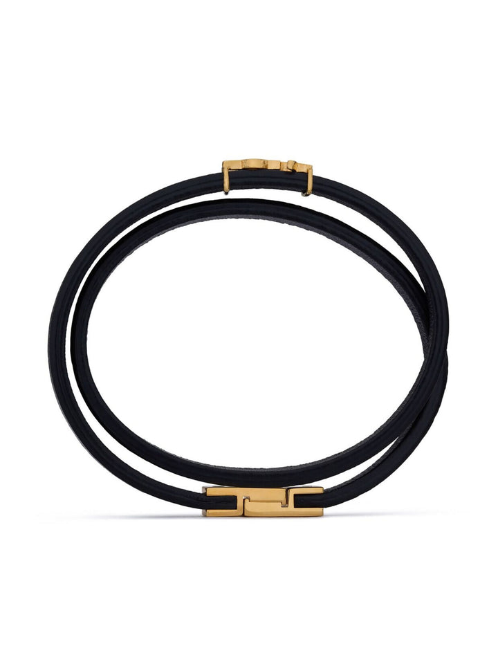 SAINT LAURENT - BRACELET CASSANDRE DOUBLE TOUR