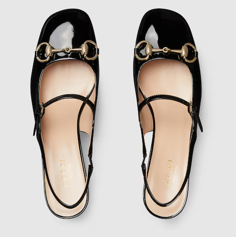 GUCCI - ESCARPIN MORS ET CRISTAUX