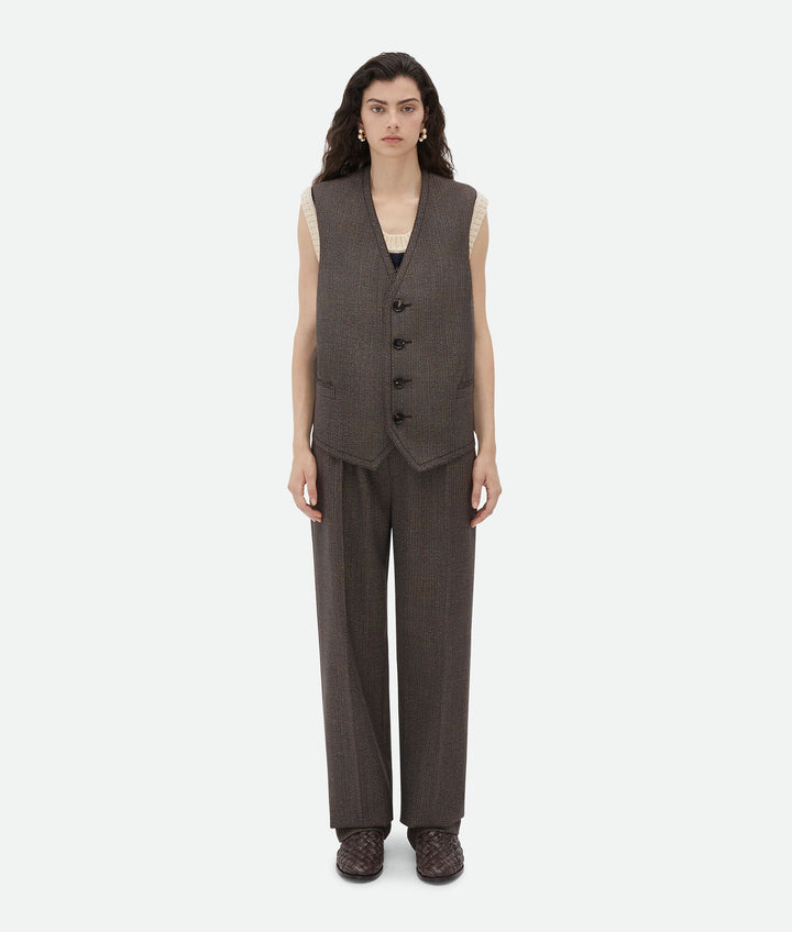 BOTTEGA VENETA - GILET PIED-DE-POULE