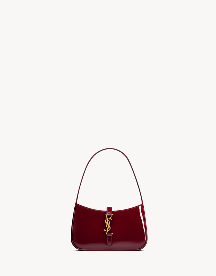 SAINT LAURENT - MINI SAC LE 5 A 7 VERNIS