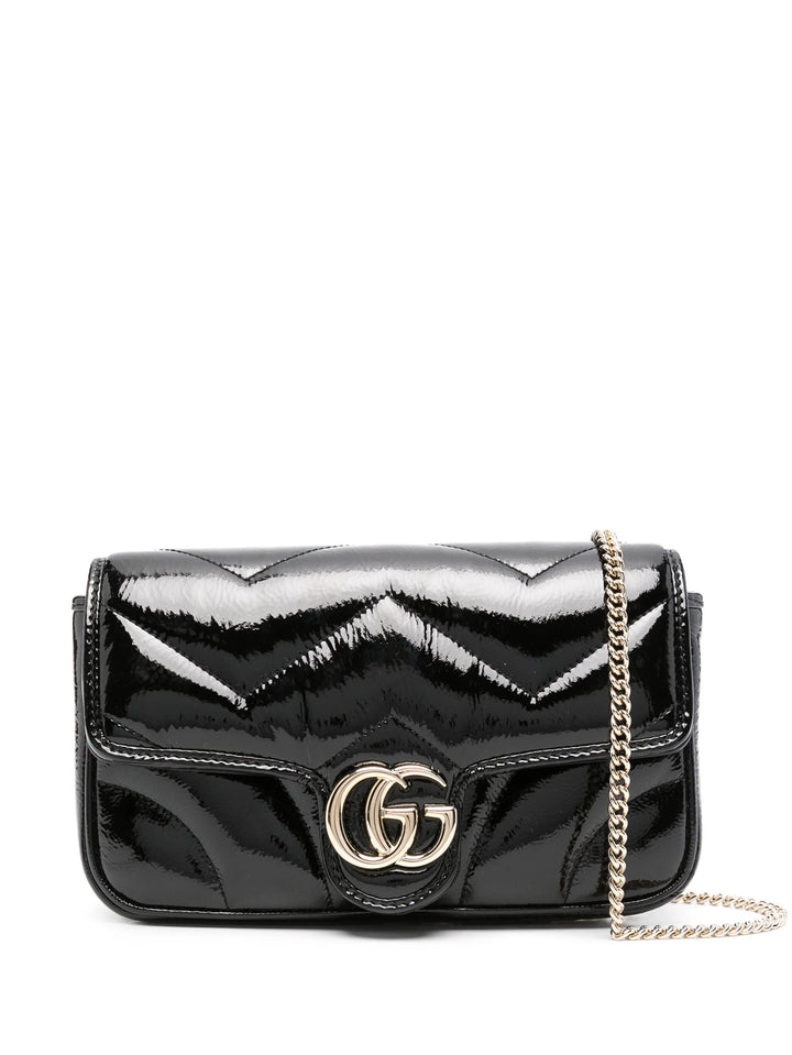 GUCCI - MINI SAC GG MARMONT VERNIS