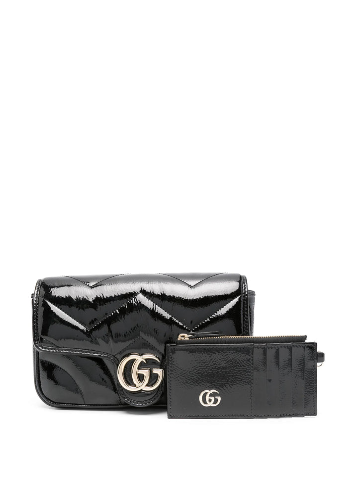 GUCCI - MINI SAC GG MARMONT VERNIS