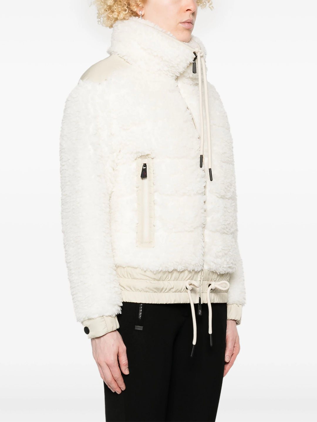 MONCLER - VESTE EN FAUSSE FOURRURE