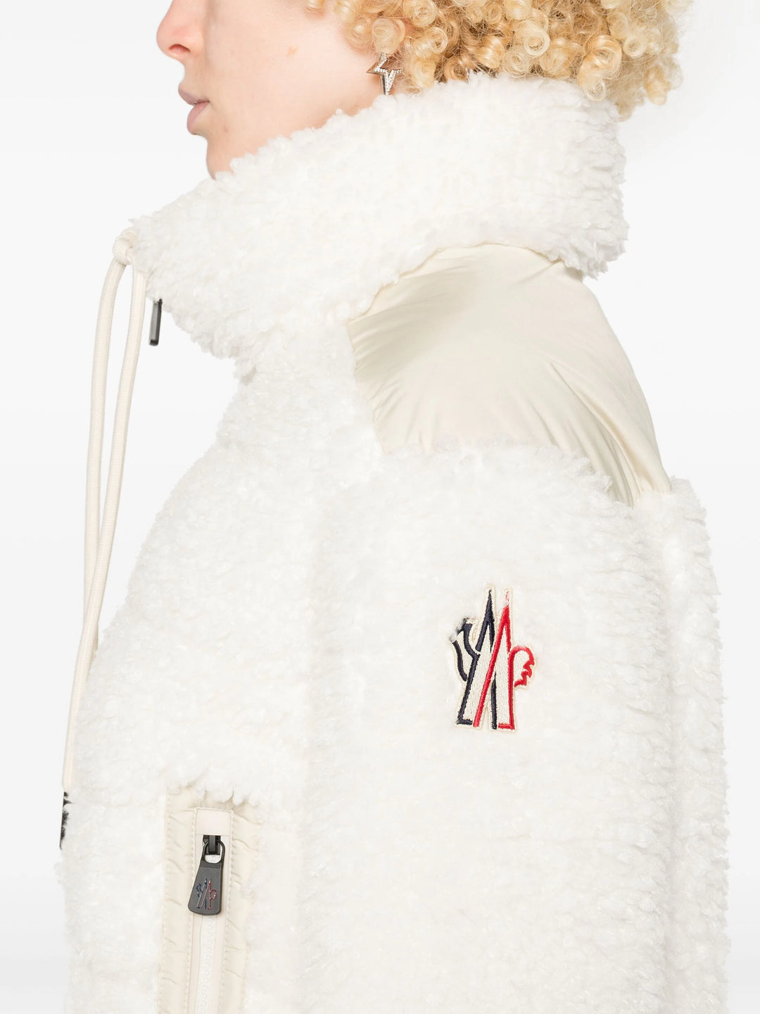 MONCLER - VESTE EN FAUSSE FOURRURE