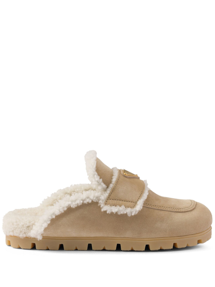 PRADA - MULES EN SHEARLING