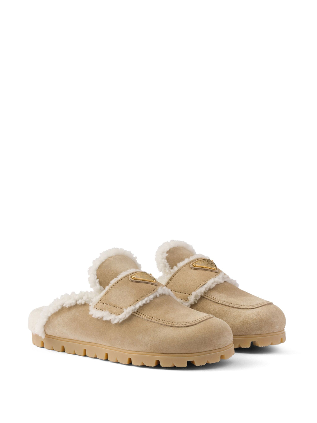 PRADA - MULES EN SHEARLING