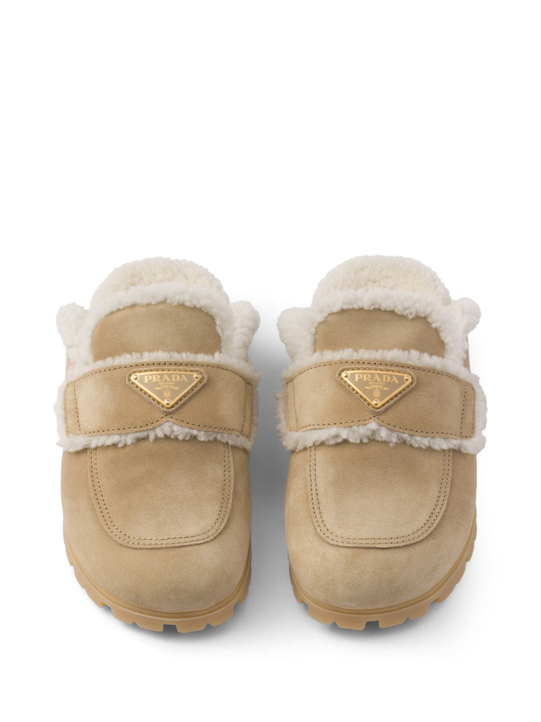 PRADA - MULES EN SHEARLING