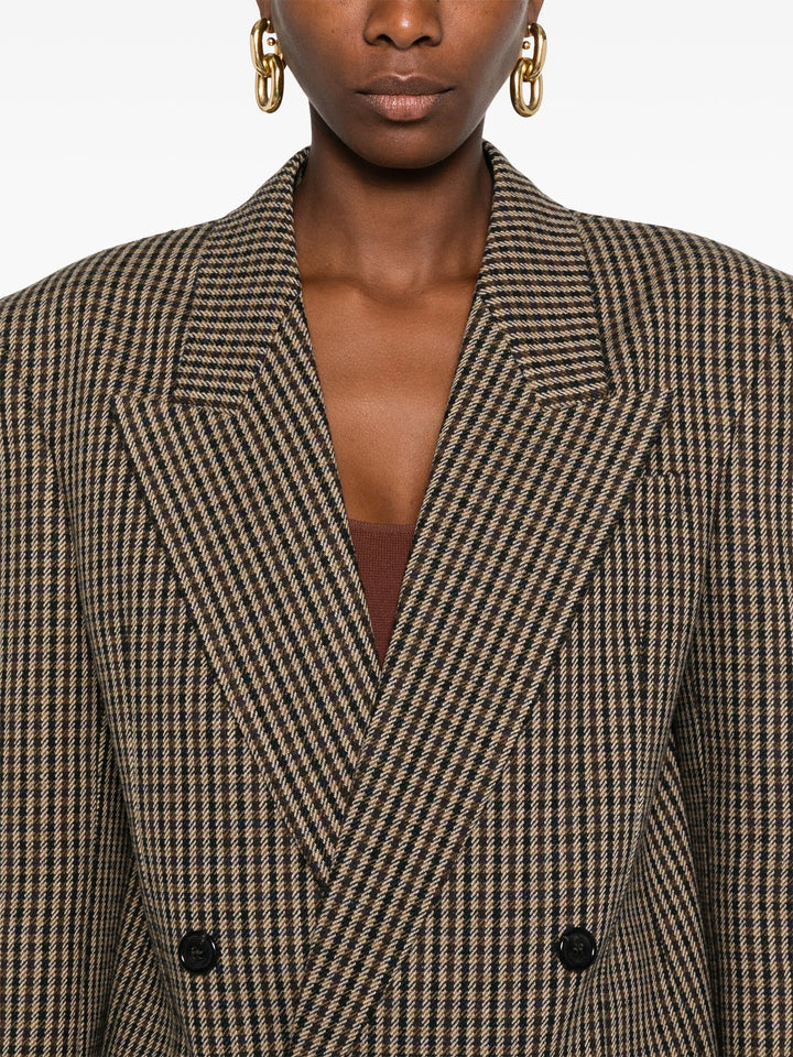 SAINT LAURENT - BLAZER À CARREAUX