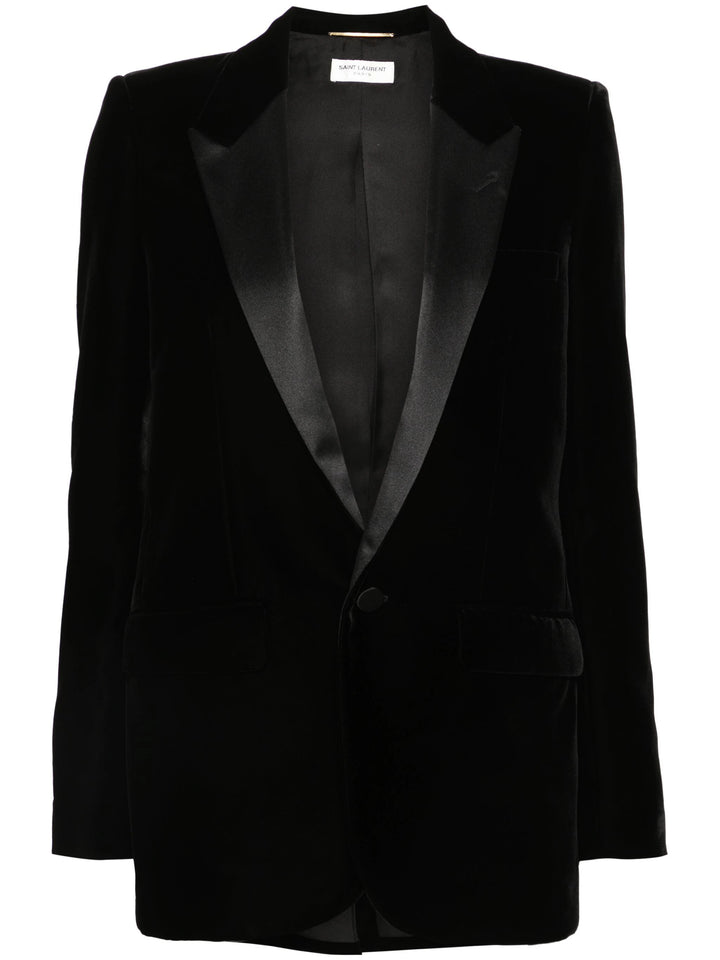 SAINT LAURENT - VESTE DE SMOKING EN VELOURS