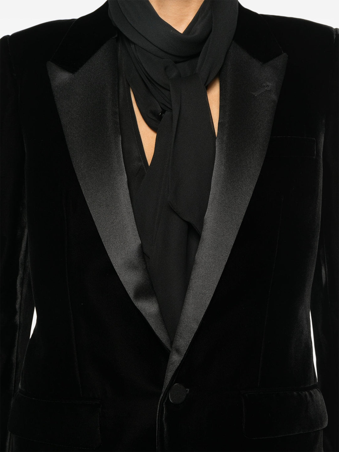 SAINT LAURENT - VESTE DE SMOKING EN VELOURS