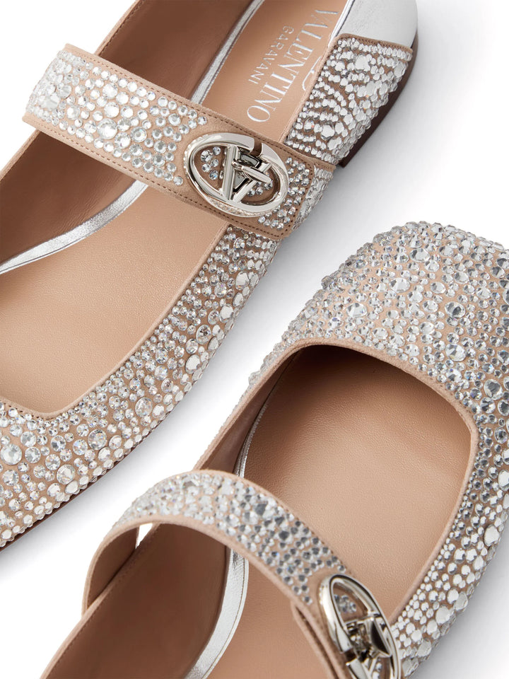 VALENTINO - BALLERINES A STRASS