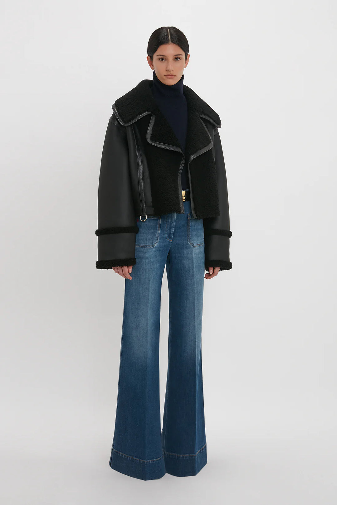 VICTORIA BECKHAM - VESTE SHEARLING